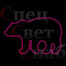Световая фигура 2d Медведь