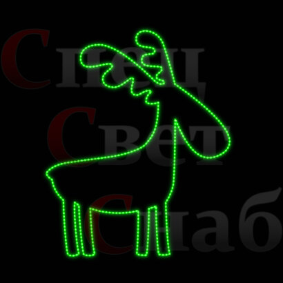 Световая фигура 2d Олень малый