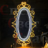 Фотозона 2026 зеркало овал 7х3м неон